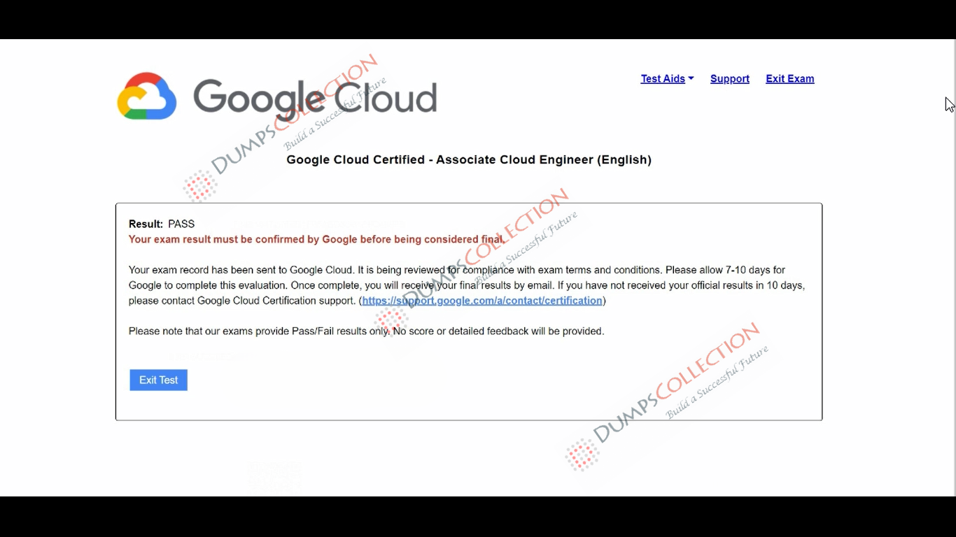 Confirmed passing report for the Associate-Cloud-Engineer 2