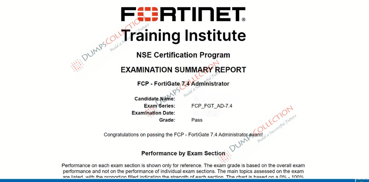 Confirmed passing report for the FCP_FGT_AD-7.4 3