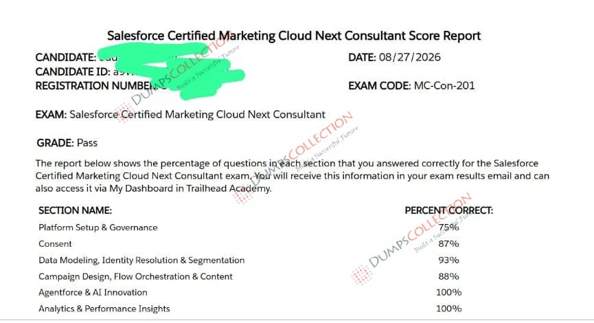 Confirmed passing report for the MC-Con-201 1