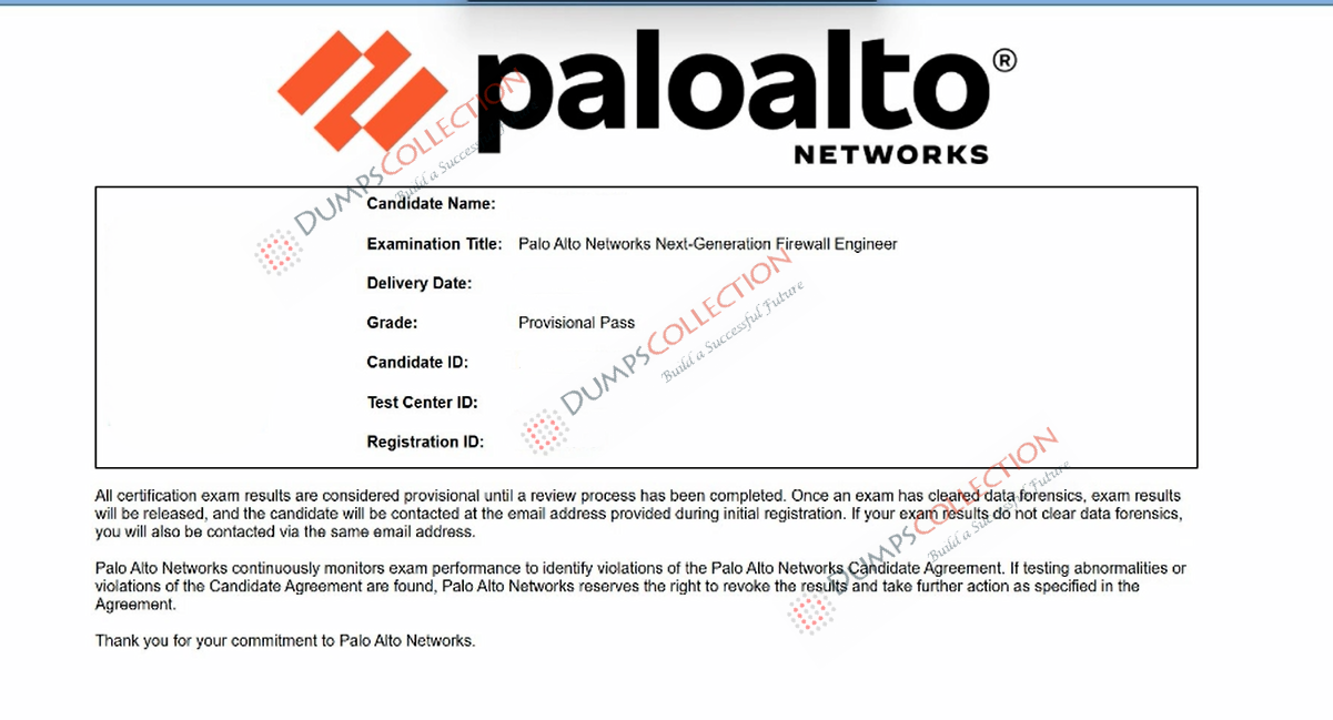 Confirmed passing report for the NGFW-Engineer 1